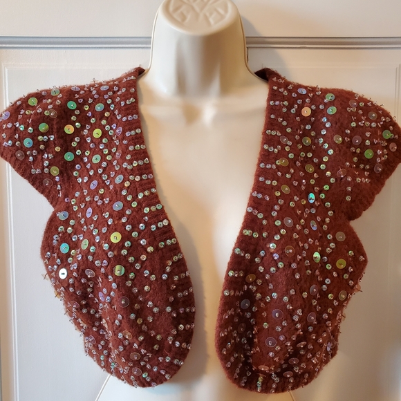 Necessary Objects Embellished Shrug - Picture 1 of 8